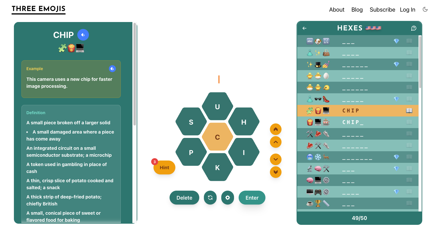 Three Emojis实际操作截图 1